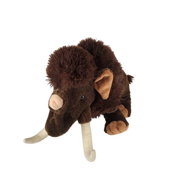 Wild Republic Mammoth Plush 13" Brown Stuffed Animal Toy Prehistoric 2022 - Picture 7 of 16